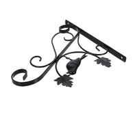 CIYODO Support Mural Robuste pour Pots Suspendus Extérieur Crochet Design Oiseau pour Jardinières Support Panier Fleurs Polyvalent pour Balcon et Jardin
