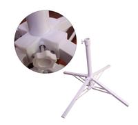 CIYODO Support Parasol Pliant Robuste Base Portable pour Parasol Pied Extérieur Stable et Compact Blanc