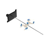 CIYODO Support pour Burette avec Pince Ajustable en Métal Résistant à la Corrosion Support de Laboratoire Stable pour Tubes à Essai et Béchers Équipement Chimie Précis et Polyvalent