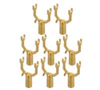 CIYODO Supports Métalliques pour Branches D’Arbres Fruitiers, Lot de 8 Pièces en Alliage D’Aluminium Couleur Or, Kit de Stabilisation et Correction de Branches pour Jardin et Verger,