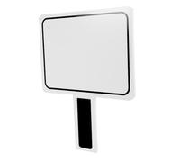 CIYODO Tableau Blanc Effaçable Double Face Portable pour Vote Classe Palette Main Légère Réutilisable pour Élèves et Enseignants Support Interactif et Compact