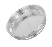 CIYODO Tamis de jardin rond en oxyde d'aluminium, maille de 3,5 mm, pour tamis manuel, construction robuste pour tester le sol et passoire à compost en extérieur