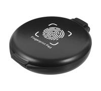 CIYODO Tampon Encreur Mini Portable Noir Tampon Encreur Clair et Rapide Accessoire Bureau Polyvalent pour Documents et Contrats