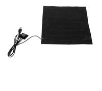 CIYODO Tapis Chauffant Réglable USB pour Fleurs et Aquarium, Accessoire de Durcissement en Tissu Noir pour Culture de Bourgeons