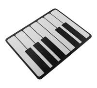 CIYODO Tapis de Souris Surdimensionné en PVC Antidérapant à Design Clavier de Piano Musical, Petit Format pour Bureau, Surface Lisse Précise, Protection Optimale pour Clavier et Souris