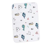 CIYODO Tapis pour Pipi Animaux Tapis pour Pipi De Chien Imperméable Et Respirant pour Animaux De Compagnie Absorbant pour Maison Impression Hippocampal Kingdom Antidérapant Blanc