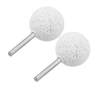 CIYODO Tête de Meulage Corail pour Machine Réparation Pneus 2 Pièces Embouts Abrasifs Rotatifs Compatibles Ponceuses Outil Professionnel pour Entretien et Polissage Pneus sous Vide