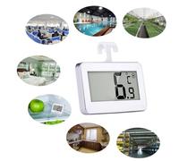 CIYODO Thermomètre Numérique Réfrigérateur Étanche Affichage Grand Chiffres Aimant Support et Crochet Plage C Blanc pour Frigo et Congélateur