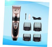 CIYODO Tondeuse Professionnelle pour Chiens et Électrique Rechargeable USB Lame Céramique Titanium Silencieuse Peignes pour Toilettage des Poils