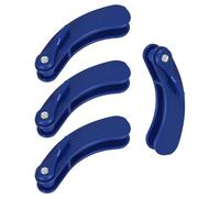 CIYODO Tourneur de Clés Ergonomique avec Mobilité Réduite pour Seniors Facile à Saisir Pack de 4 Pièces Bleu en Plastique, Aide Tournage et Ouverture de Porte