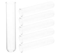 CIYODO Tubes à Essai Hydroponiques en Verre 15ml Lot de 6 pour Plantes Tables et Petits Espaces, Observation Niveau d'eau et Décoration Intérieure Moderne