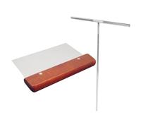CIYODO Ustensile Crêpes Acier Inoxydable Robuste Étaleur Pâte Crêpes et Spatule pour Application Uniforme Outil de Cuisine Facile à Utiliser pour Maison et Restauration