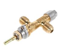 CIYODO Vanne de Gaz pour Chauffage de Terrasse Extérieure en Laiton - Soupape de Sécurité pour Parasol Chauffant - Pièce de Rechange Compatible Système Chauffage Propane - Contrôle Précis