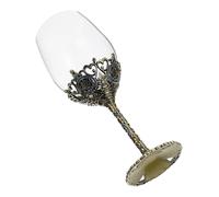 CIYODO Verre à Vin Rouge en Cristal sans Plomb Gobelet Simple Pied Surface Lisse Adapté à la Dégustation Fêtes Verre Vin Créatif pour Usage Domestique et Festif