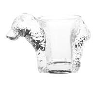 CIYODO Verres à Shot en Verre Transparent 50 Ml D’Ours Mini Tasse à Expresso Polyvalente et Liqueur pour Maison et Bar à Shot Mignons