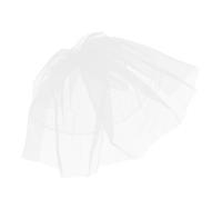 CIYODO Voile de Mariée Blanc Décoratif pour Femme Accessoire Cheveux Mariage et Facile à Porter Ornement Floral pour Photo Souvenir