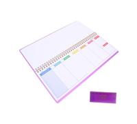 CIYODO Weekly Planner English Undated Desk Notepad For Work Meeting Notes Daily Habit Tracker Schedule Organizer