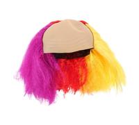 CIYODO Wig For Women And Men Lightweight Comfortable Clown Costume Hairpiece For Halloween Mardi Gras Cosplay And Carnival Performances