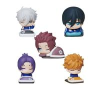 Ciyoulio Blue Lock Lot de 5 mini figurines Bachira Meguru/Chigiri Hyoma - Figurine de bureau - 5 cm
