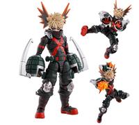 Ciyoulio Figurines de l'anime MHA Midoriya Izuku Bakugou Katsuki Todoroki Shouto Super Action Statue interchangeable Accessoires de décoration de bureau Cadeau 15 cm