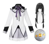 Ciyoulio KanameMadoka Costume de cosplay avec perruque, accessoires d'arme Akemi Homura Cosplay Mami Tomoe Costume Anime Miki Sayaka Kyouko Costume de combat pour Halloween, carnaval