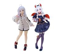 Ciyoulio Kawaii Figurine manga Wandering Witch The Journey of Elaina dans un pull, petit diable Elaina Figurine cadeau Anime Fille Figurines Collection