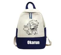 Ciyoulio Sac à dos Anime Dandadan Patchwork Couleurs Manga Sac à dos d'écolier Momo Ayase Okarun Anime Adolescent Sac d'école Dan Da Dan Anime Sac à dos pour ordinateur portable, Type 5., 33x10x45 cm