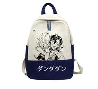 Ciyoulio Sac à dos Anime Dandadan Patchwork Couleurs Manga Sac à dos d'écolier Momo Ayase Okarun Anime Adolescent Sac d'école Dan Da Dan Anime Sac à dos pour ordinateur portable, Type 2., 33x10x45 cm