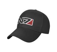 CIZIEOE Casquette de Baseball Mass Effect N7 Alt Casquette de Baseball Plage Casquette De Luxe Casquette De Camionneur Homme Casquettes Chapeau pour Femmes Hommes Cadeau