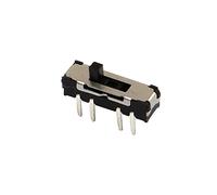 Cizihuu 10pcs Interrupteur à glissière 3 positions 8 pins Noir Métal ON-NONE-OFF commutateur à bascule série physical DIP_SWITCH switch