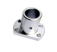 Cizihuu Support d'axe optique, Palier lisse, Alliage d'aluminium, Ovale, 20 mm, Bride, Siège, Base, Arbre, Guide, 2 mm d'épaisseur, Graisse compatible