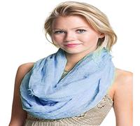 CJ Apparel Bébé Bleu Mobius Infinity Scarf Secondes Snood Cowl Tube circulaire Eternity Châle Pashmina NOUVEAU