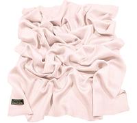 CJ Apparel Bébé Rose Echarpe de Pashmina en Châle Népalaise Solide Couleur Unie Conception Wrap Étole