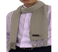 CJ Apparel Beige Homme Népalais Couleur unie Design Mode Tricoté Echarpe Echarpes Automne/Hiver Etoles NOUVEAU