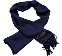 CJ Apparel Bleu Marine Homme Népalais Couleur Unie Design Mode Écharpe Tricotée Écharpe Secondes Automne/Hiver Wrap NOUVEAU