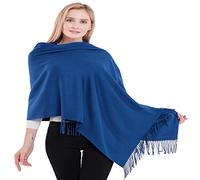 CJ Apparel Bleu Royal Épaisse Solide Couleur Unie Conception Népalaise Châle Secondes écharpe étole Wrap Nouvelle