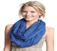 CJ Apparel Bleu Royal Mobius Infinity Scarf Secondes Snood Cowl Tube circulaire Eternity Châle Pashmina NOUVEAU