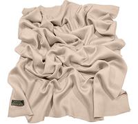 CJ Apparel Champagne Rose Echarpe Secondes en Châle Solide Couleur Unie Conception Wrap Étole Pashmina