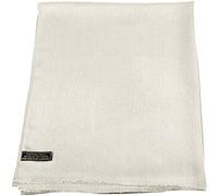 CJ Apparel Ivoire Echarpe de Pashmina en Châle Népalaise Solide Couleur Unie Conception Wrap Étole Secondes