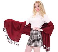 CJ Apparel Marron Couleur Unie Châle écharpe étole Wrap Châles Pashminas Nouvelle