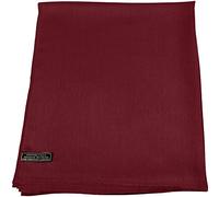 CJ Apparel Marron Echarpe de Pashmina en Châle Népalaise Solide Couleur Unie Conception Wrap Étole Secondes