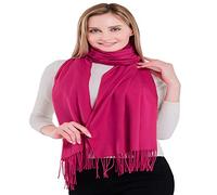 CJ Apparel Rose Chaud Épaisse Solide Couleur Unie Conception Népalaise Châle Secondes écharpe étole Wrap Nouvelle