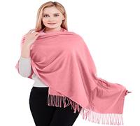 CJ Apparel Rose Corail Épaisse Solide Couleur Unie Conception Népalaise Châle écharpe étole Wrap Châles Pashminas Nouvelle