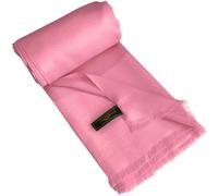 CJ Apparel Rose Echarpe de Pashmina en Châle Népalaise Solide Couleur Unie Conception Wrap Étole Secondes