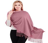 CJ Apparel Rosé Rose Épaisse Solide Couleur Unie Conception Népalaise Châle écharpe étole Wrap Châles Pashminas Nouvelle