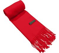 CJ Apparel Rouge Homme Népalais Couleur unie Design Mode Tricoté Echarpe Echarpes Automne/Hiver Etoles NOUVEAU