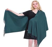 CJ Apparel Vert Jade Épaisse Solide Couleur Unie Conception Népalaise Châle écharpe étole Wrap Châles Pashminas Nouvelle