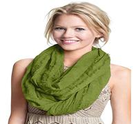 CJ Apparel Vert Mobius Infinity Scarf Secondes Snood Cowl Tube circulaire Eternity Châle Pashmina NOUVEAU