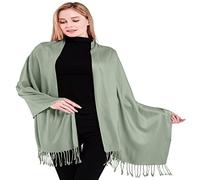 CJ Apparel Vert Pâle Solides Couleur Châle Secondes écharpe étole Wrap Châles Pashminas Nouvelle 80+ Couleurs