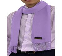 CJ Apparel Violet Clair Homme Népalais Couleur unie Design Mode Tricoté Echarpe Echarpes Automne/Hiver Etoles NOUVEAU